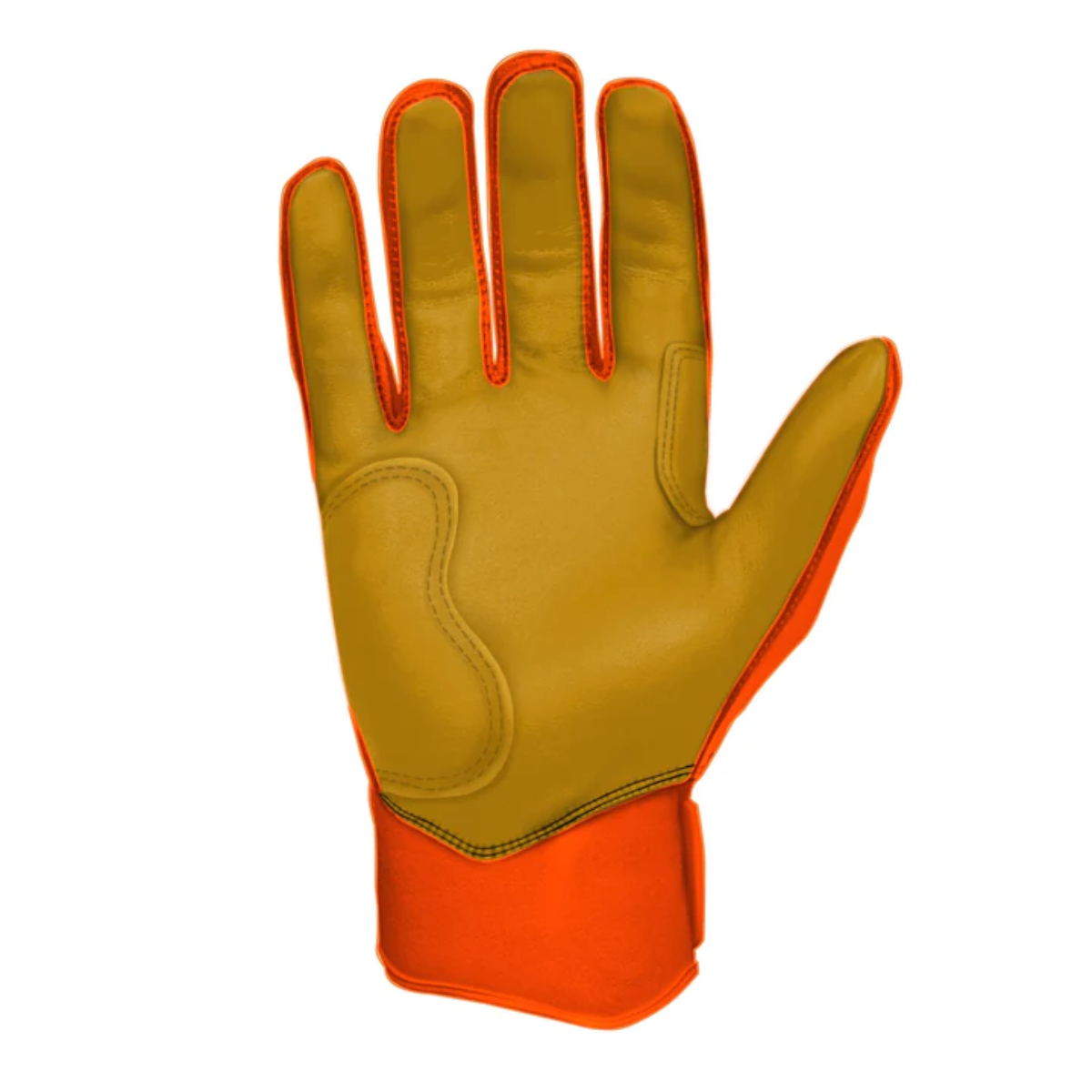 Premium Pro Short Cuff Batting - Orange product image 2, provided for visual reference and product detail review