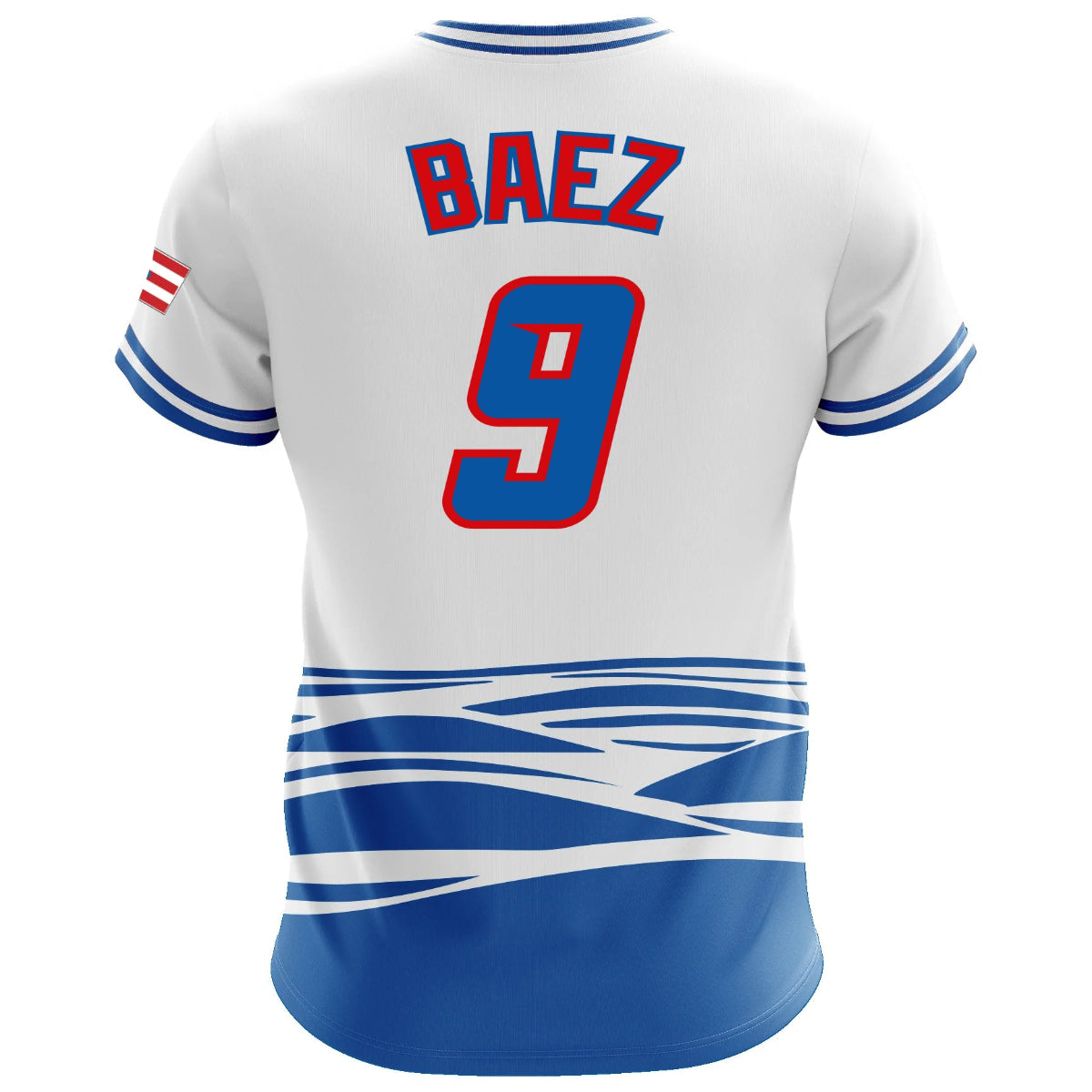 Puerto Rico Baez light Jersey product image 1, provided for visual reference and product detail review