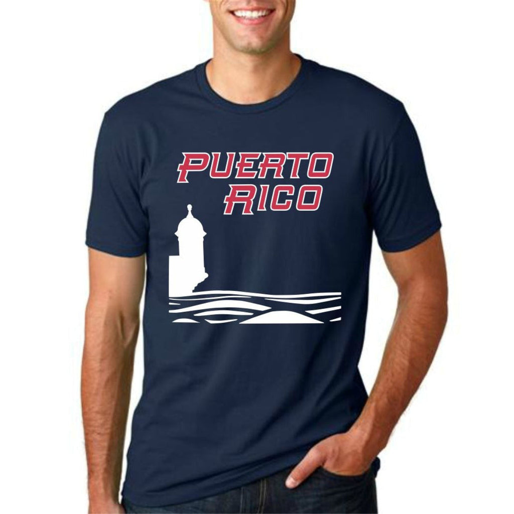 Puerto Rico Morro Unisex T-Shirts product image 4, provided for visual reference and product detail review