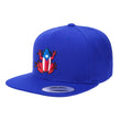 Puerto Rico Snapback Royal Blue hat with Coqui Logo product image 1, provided for visual reference and product detail review