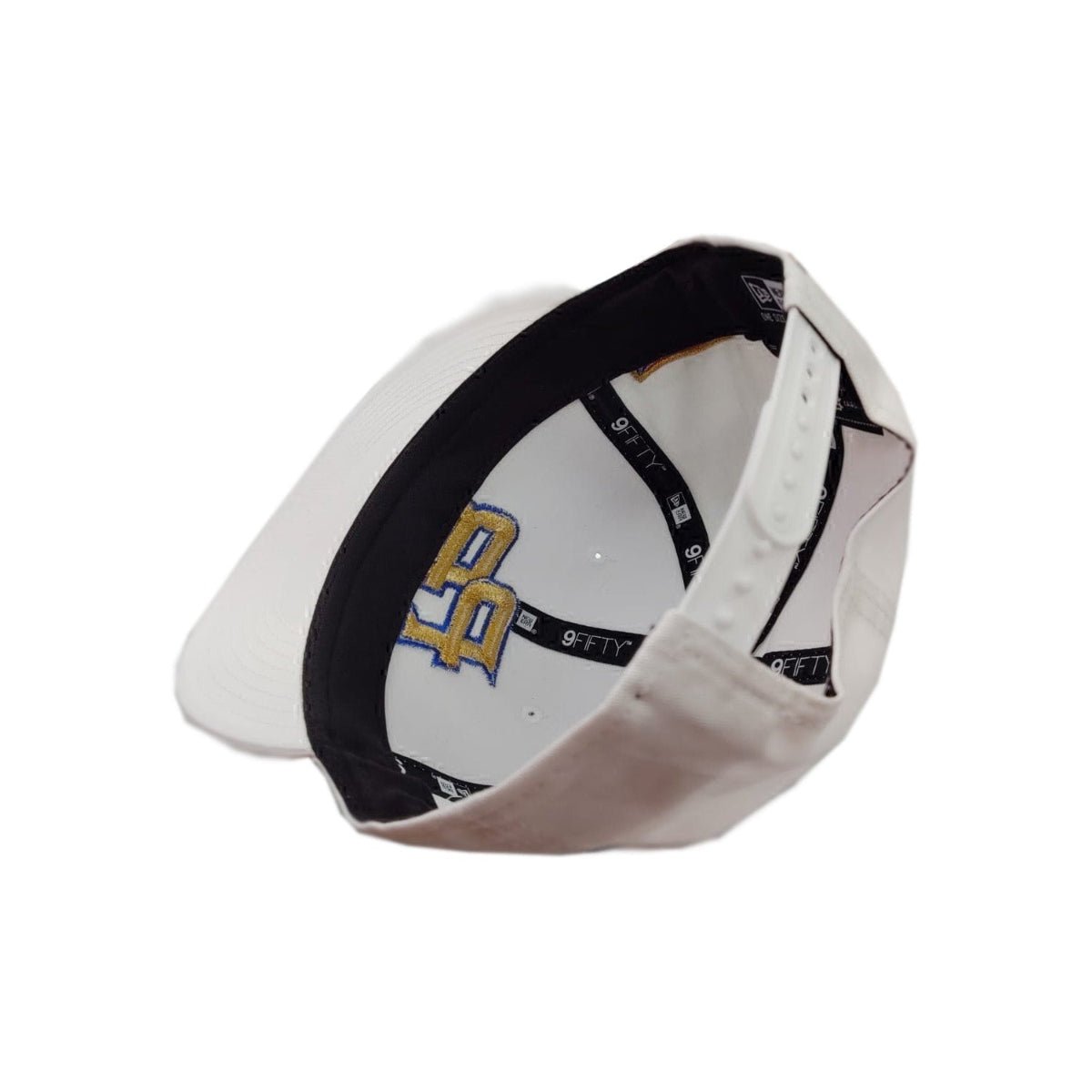 Puerto Rico Snapback White/M. Gold hats product image 2, provided for visual reference and product detail review