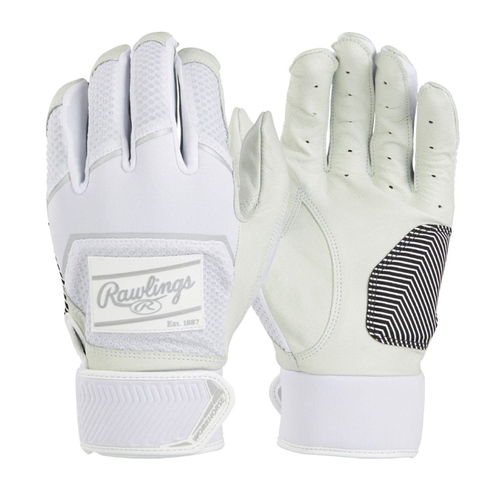 Rawlings Adult Workhorse Baseball Batting Gloves product image 1, provided for visual reference and product detail review