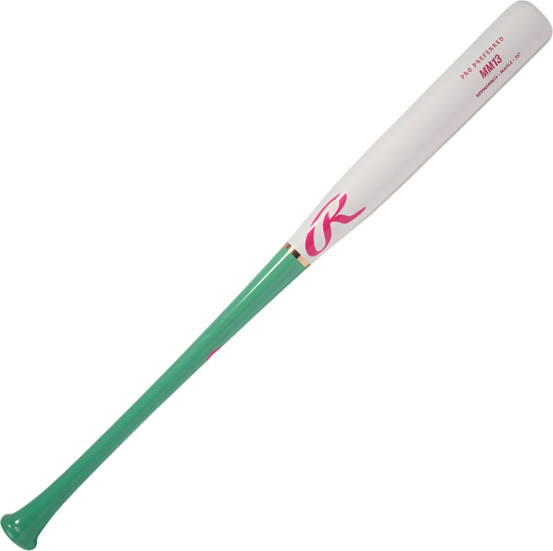 Rawlings Pro Preferred MM13 Maple Wood Baseball Bat product image 1, provided for visual reference and product detail review