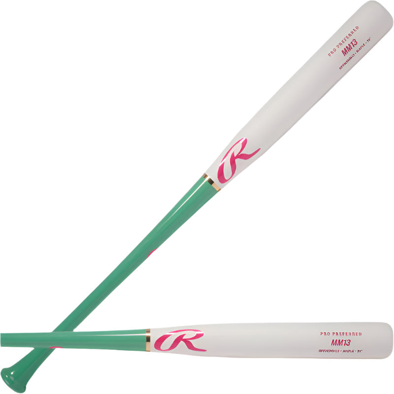Rawlings Pro Preferred MM13 Maple Wood Baseball Bat product image 2, provided for visual reference and product detail review