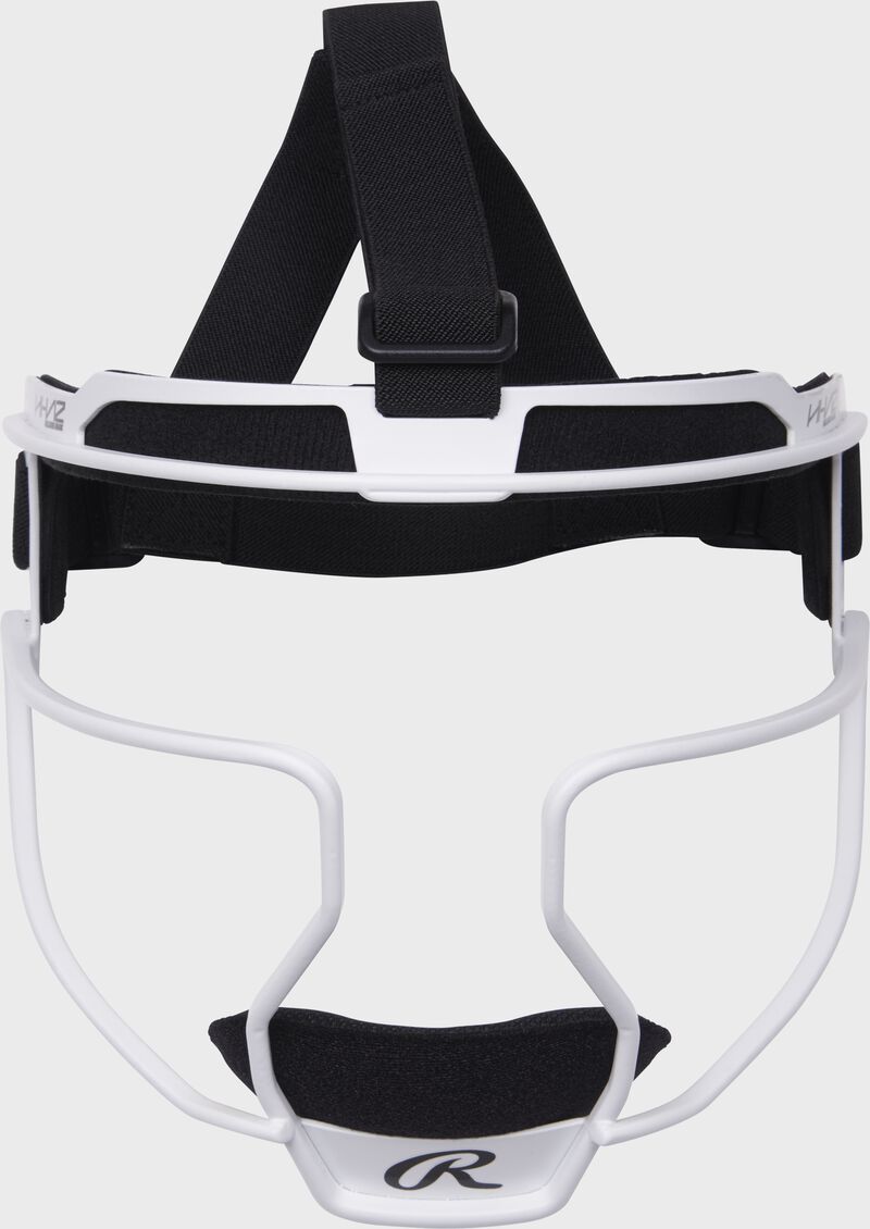 Rawlings Hi-Viz Softball Fielder's Mask – Adult White & Black Options product image 5, provided for visual reference and