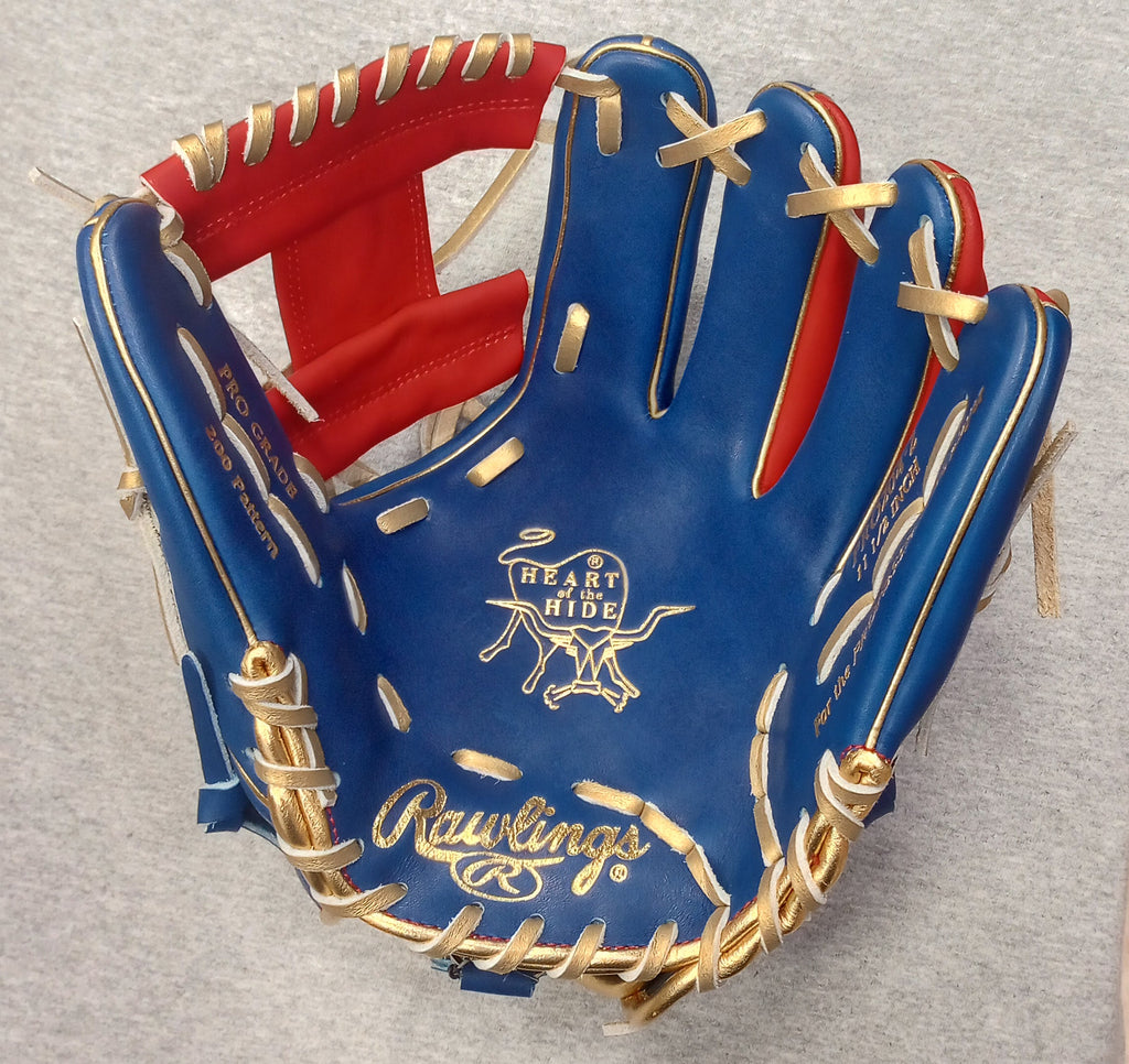 Rawlings Heart of the Hide 11.5” Infield Glove – Limited Venezuela Edition | Pro I-Web | HOH Leather | Blue/Red/Gold product