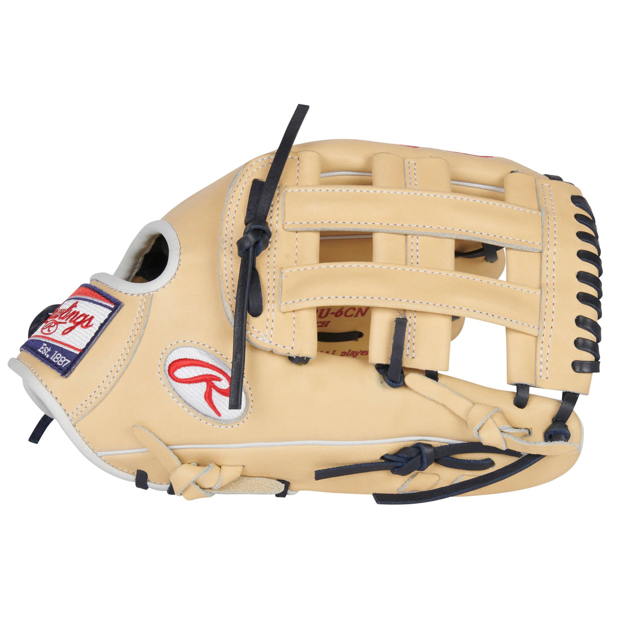 Rawlings Heart of the Hide 12.5" Contour Fit Outfield Baseball Glove - PROR3028U-6CN product image 4, provided for visual