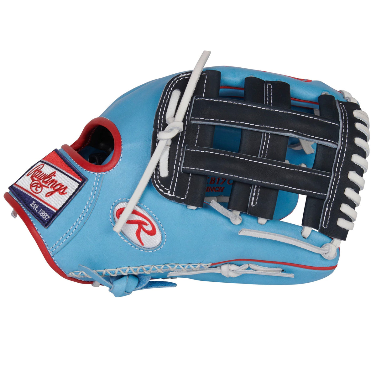 Rawlings Heart of the Hide R2G Colorsync 6.0 12.25" Infield/Outfield Baseball Glove - PRORKB17CB product image 4, provided