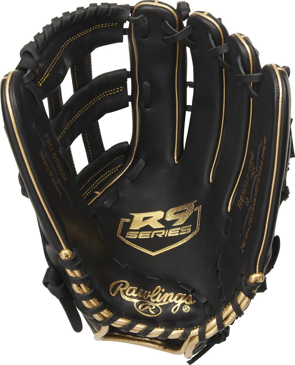 Rawlings R9 12.75" Outfield Baseball Glove - R93029-6BG product image 2, provided for visual reference and product detail