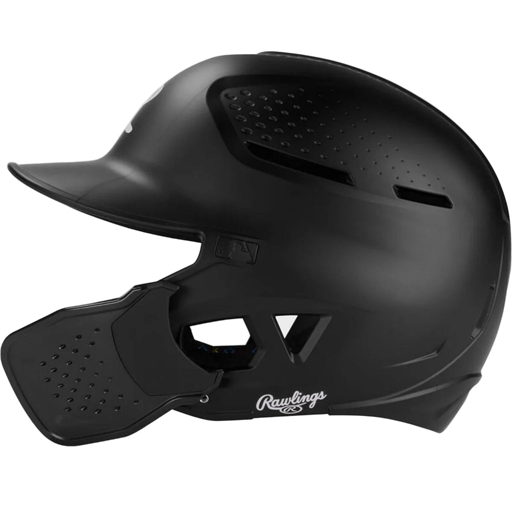 Rawlings RX2 Reverse Batting Helmet Senior Baseball Helmet with Reversible Jaw Guard product image 3, provided for visual
