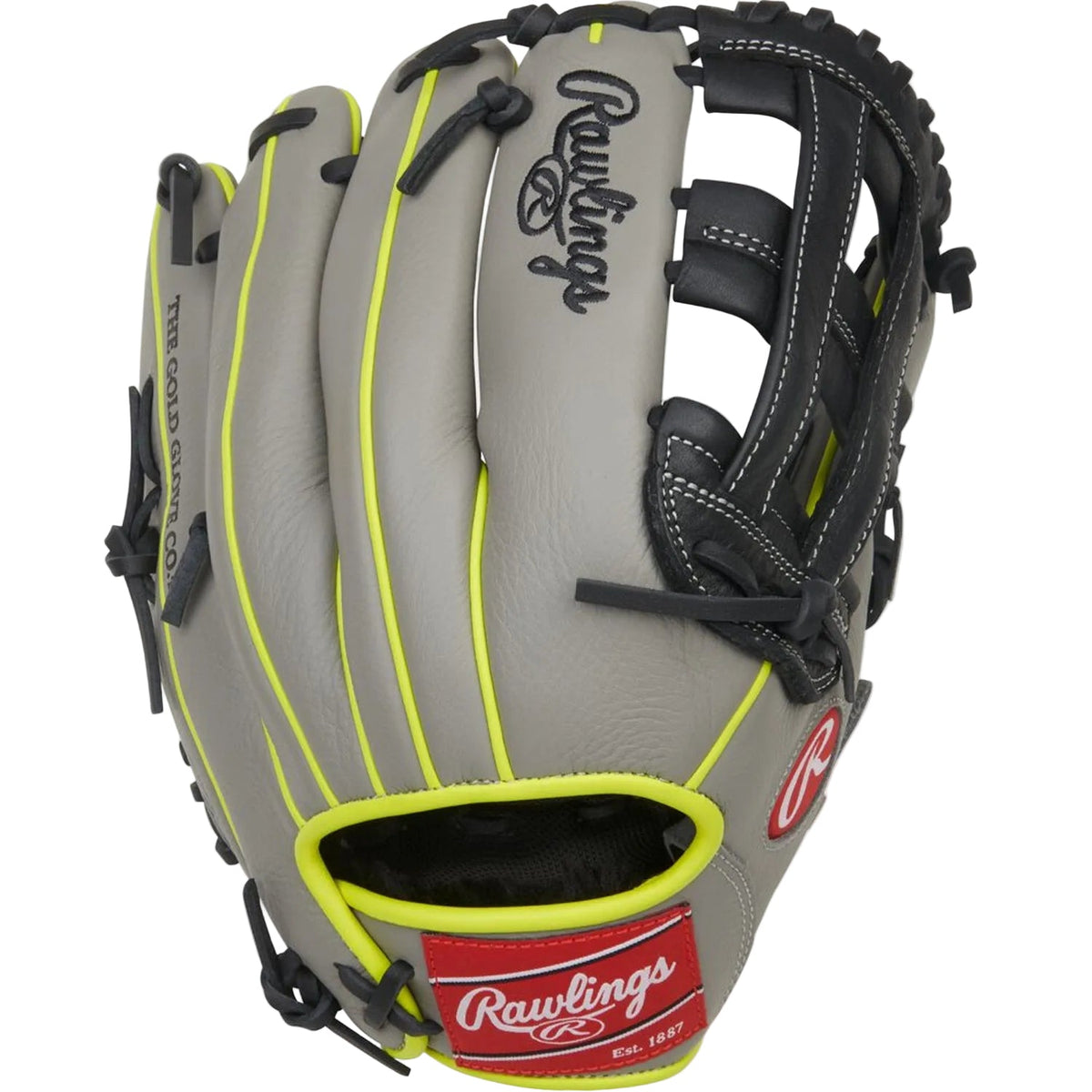 Rawlings Select Pro Lite Aaron Judge 12” Baseball Glove RHT Youth Gray Black Pro H Web - SPL120AJG product image 1, provided
