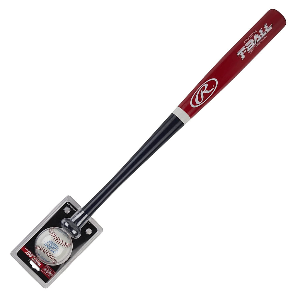 Rawlings Youth T-Shirt Ball Bat - (25") Ash Wood - WBTBC product image 1, provided for visual reference and product detail
