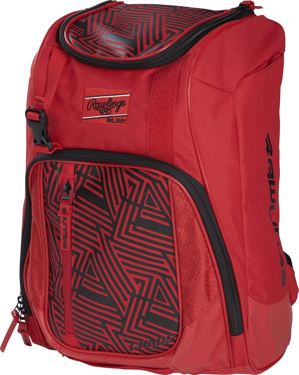 Rawlings Chaos Youth Baseball Softball Backpack – Sleek, Durable Gear Hauler product image 11, provided for visual reference