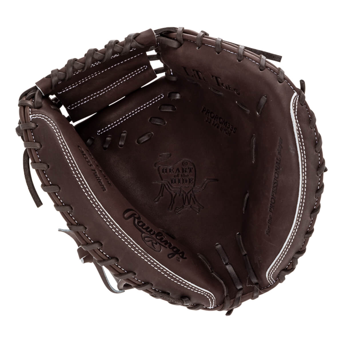 Rawlings Heart of the Hide PRORCM335 33.5" Catcher's Mitt product image 2, provided for visual reference and product detail
