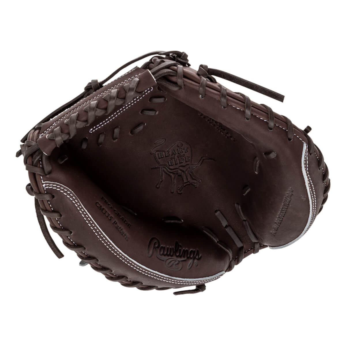 Rawlings Heart of the Hide PRORCM335 33.5" Catcher's Mitt product image 3, provided for visual reference and product detail