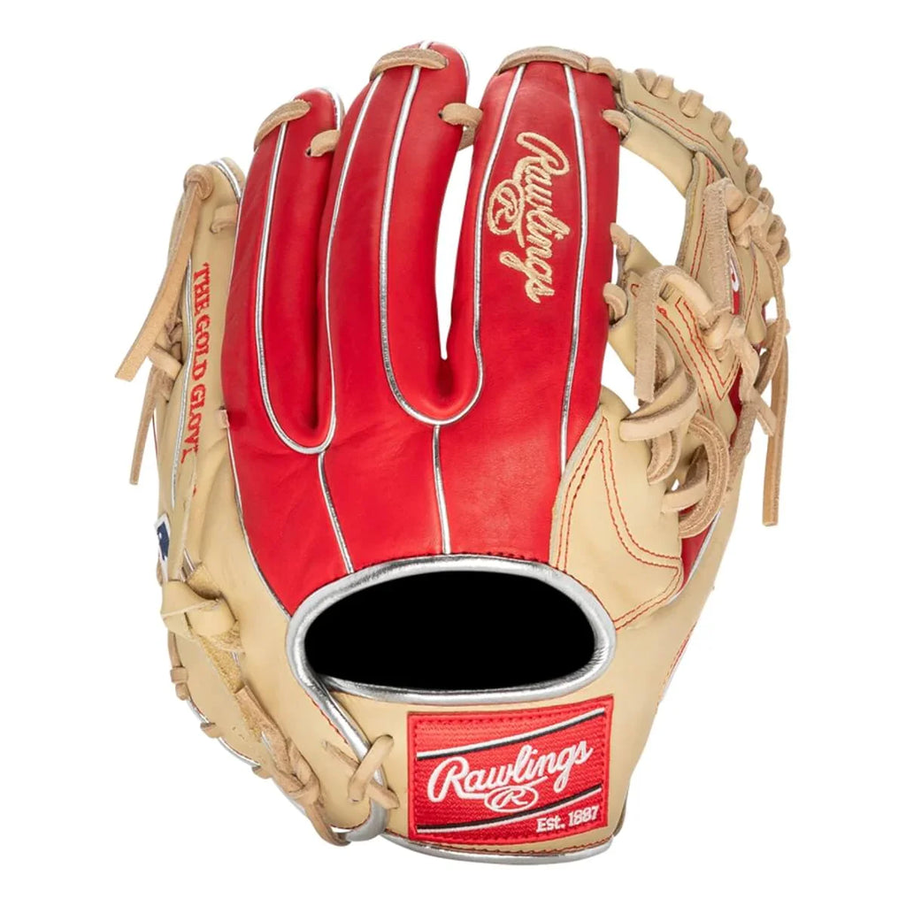 Rawlings Heart of the Hide® 11.5-inch Glove Blonde/Red - (PROR934-2CS) product image 1, provided for visual reference and