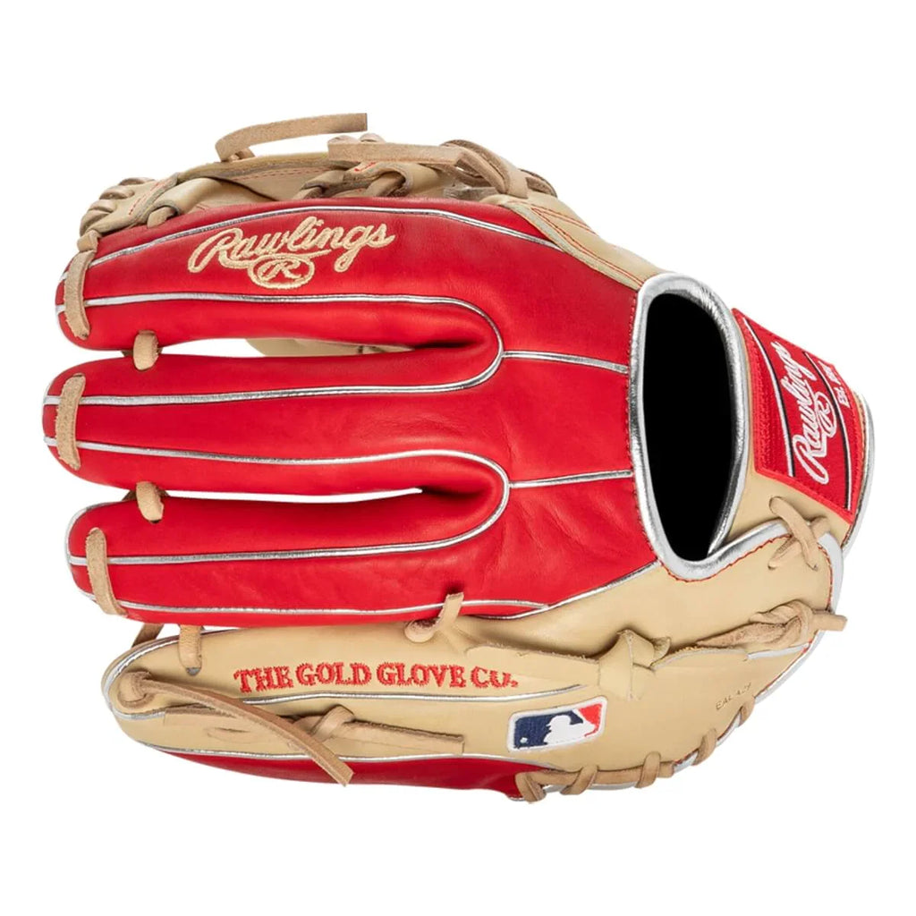 Rawlings Heart of the Hide® 11.5-inch Glove Blonde/Red - (PROR934-2CS) product image 3, provided for visual reference and
