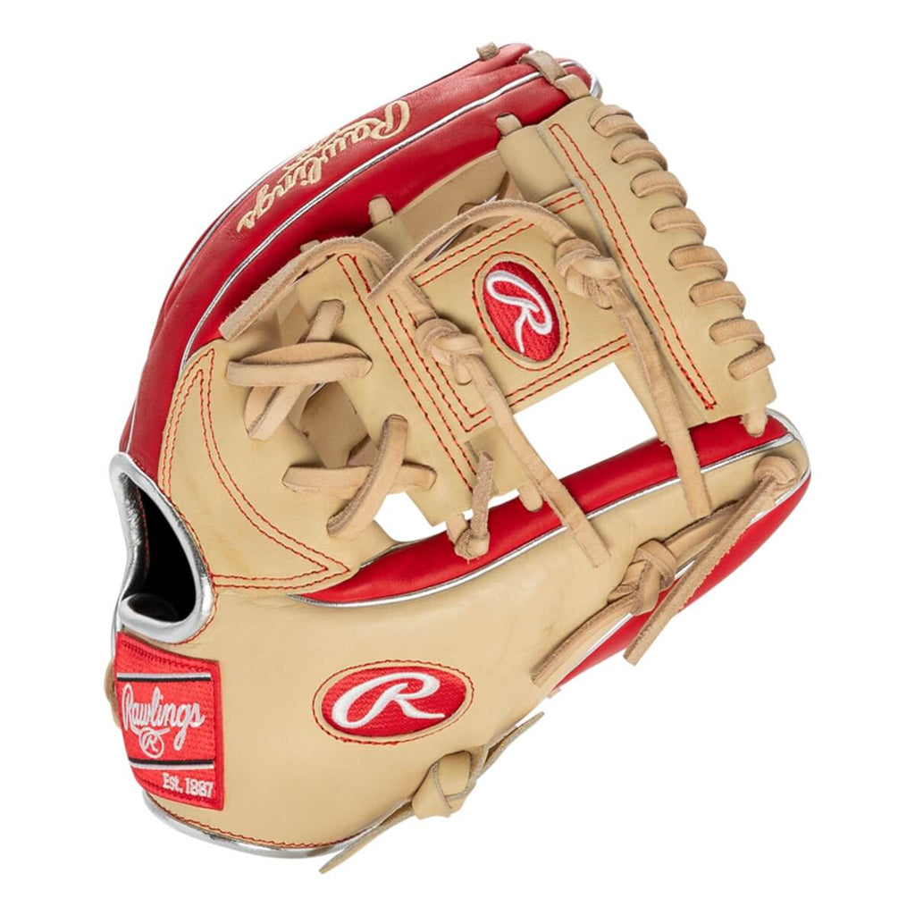 Rawlings Heart of the Hide® 11.5-inch Glove Blonde/Red - (PROR934-2CS) product image 4, provided for visual reference and