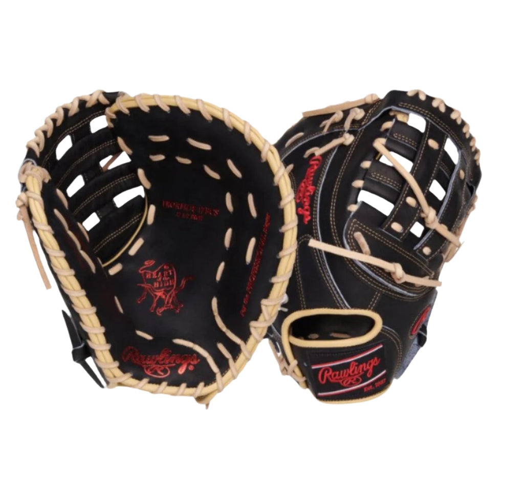 Rawlings Heart Of The Hide Series 12.5" First Base Mitt product image 3, provided for visual reference and product detail