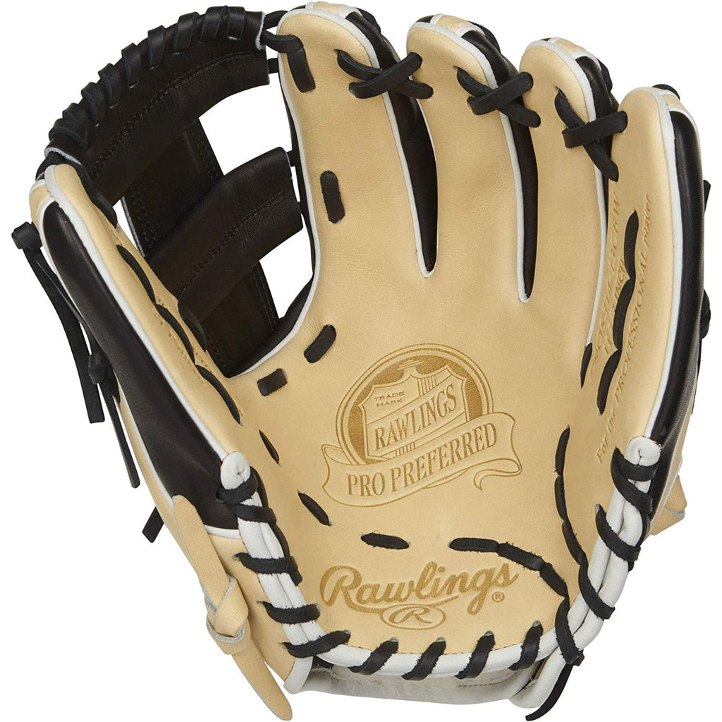 Rawlings Pro Preferred Baseball infield 11.5 Glove product image 4, provided for visual reference and product detail review