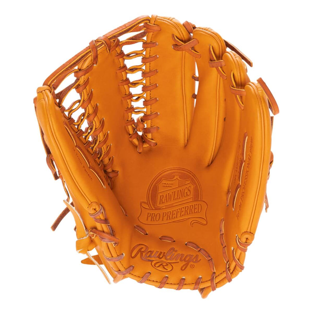 Rawlings Pro Preferred 12 3/4 in Baseball Glove - Tan product image 3, provided for visual reference and product detail