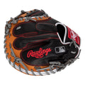 Rawlings R9CMU 23BT 32” Youth RHT Catcher’s Mitt – R9 Series Black/Tan | Durable Leather, Reinforced Palm & Quick Break-In
