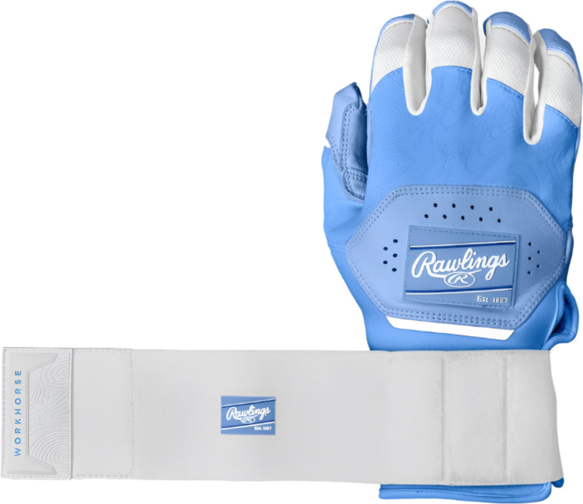 Rawlings Workhorse Compression Strap Batting Gloves | Premium Full-Grain Leather | WH25CBG product image 1, provided for