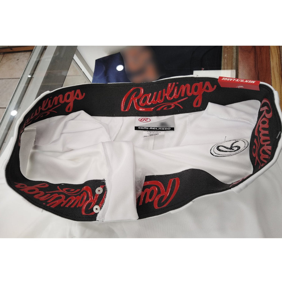 Rawlings Youth Semi-Relaxed Launch Baseball Pants product image 4, provided for visual reference and product detail review