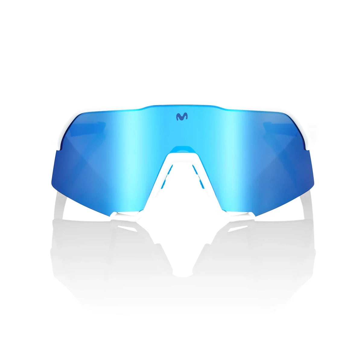 100% S3 SE Movistar Team White HiPER® Blue Multilayer Mirror Lens 60005-00013 product image 2, provided for visual reference
