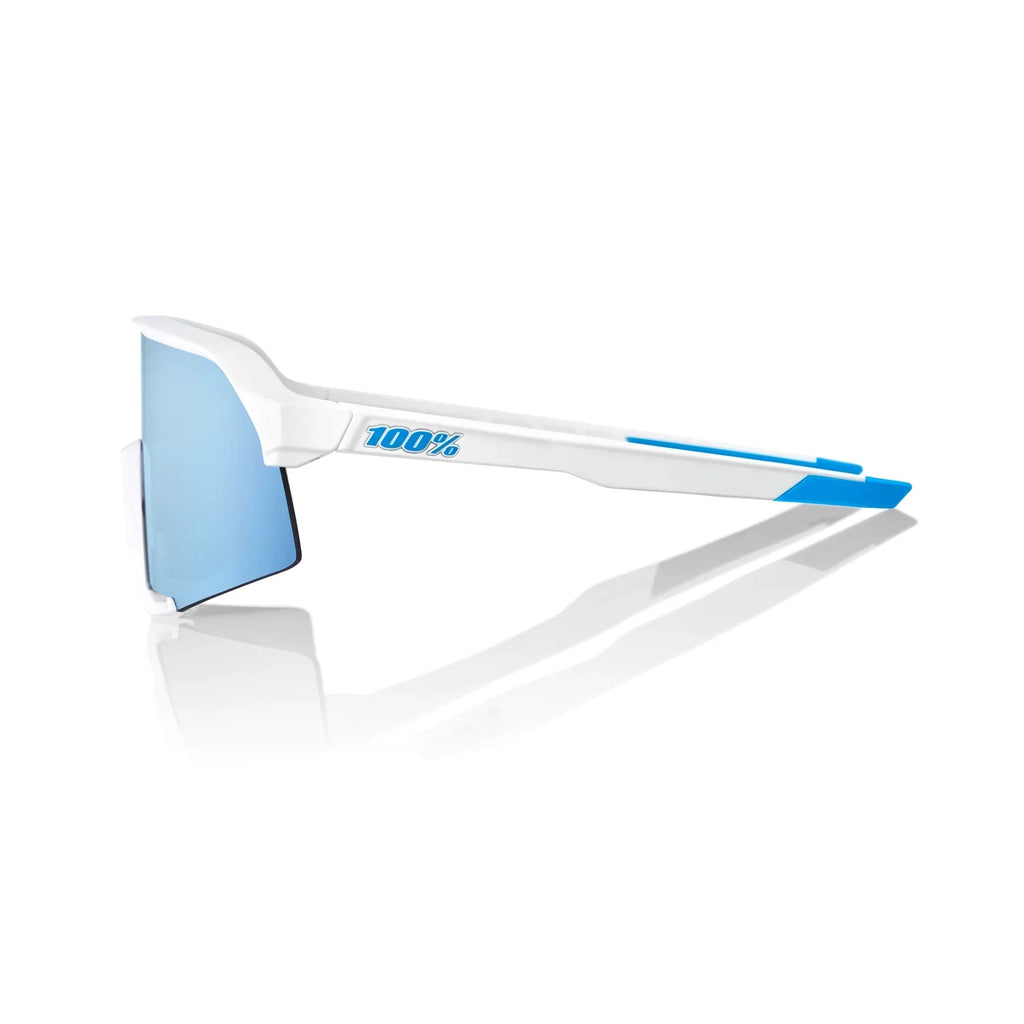 100% S3 SE Movistar Team White HiPER® Blue Multilayer Mirror Lens 60005-00013 product image 3, provided for visual reference