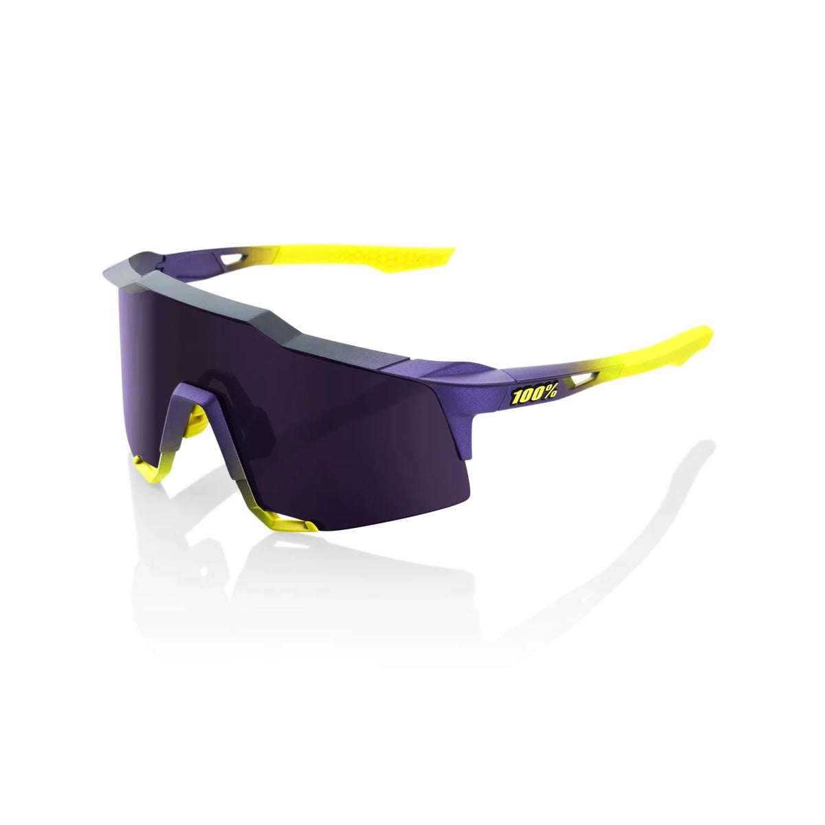100% Speedcraft Matte Metallic Digital Brights – Dark Purple Lens product image 1, provided for visual reference and product