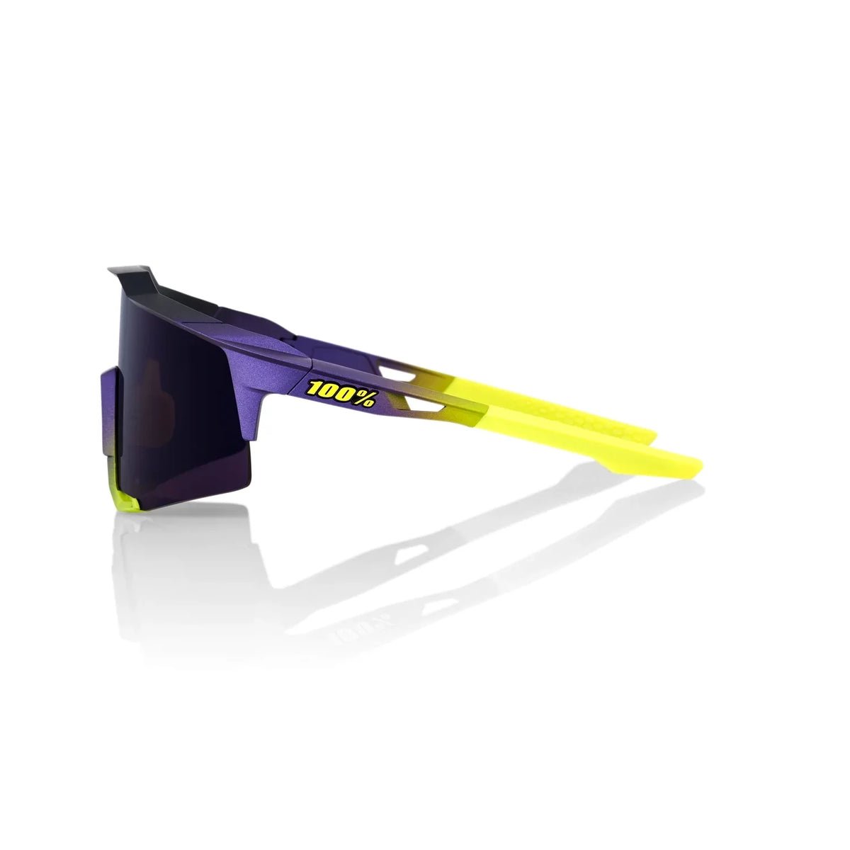 100% Speedcraft Matte Metallic Digital Brights – Dark Purple Lens product image 3, provided for visual reference and product