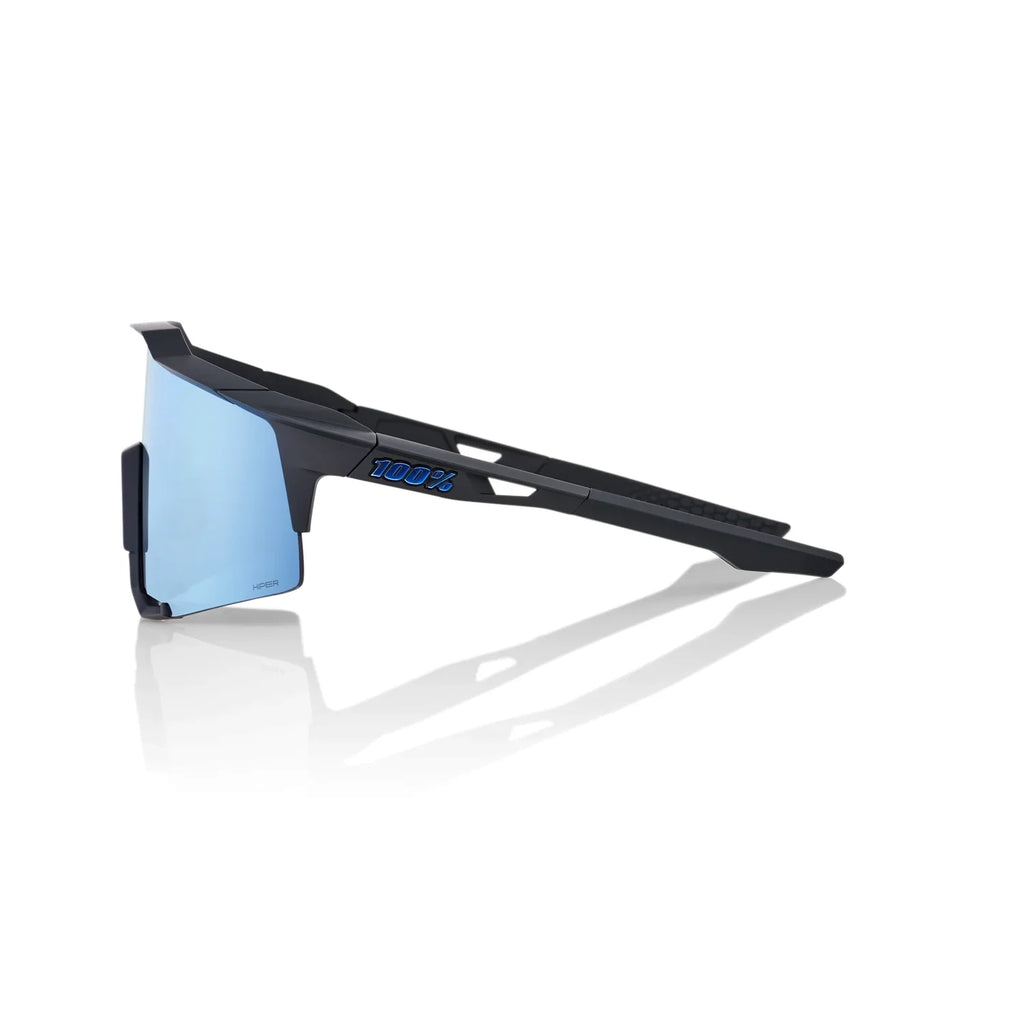 100% SPEEDCRAFT® Matte Black HiPER® Blue Multilayer Mirror Lens 60007-00004 product image 3, provided for visual reference