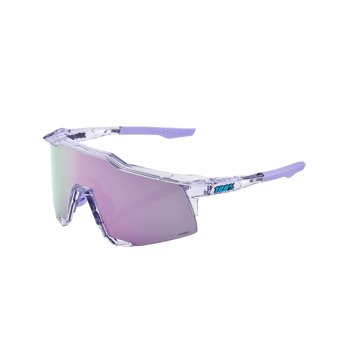 SPEEDCRAFT® Polished Translucent Lavender HiPER® Lavender Mirror Lens product image 2, provided for visual reference and