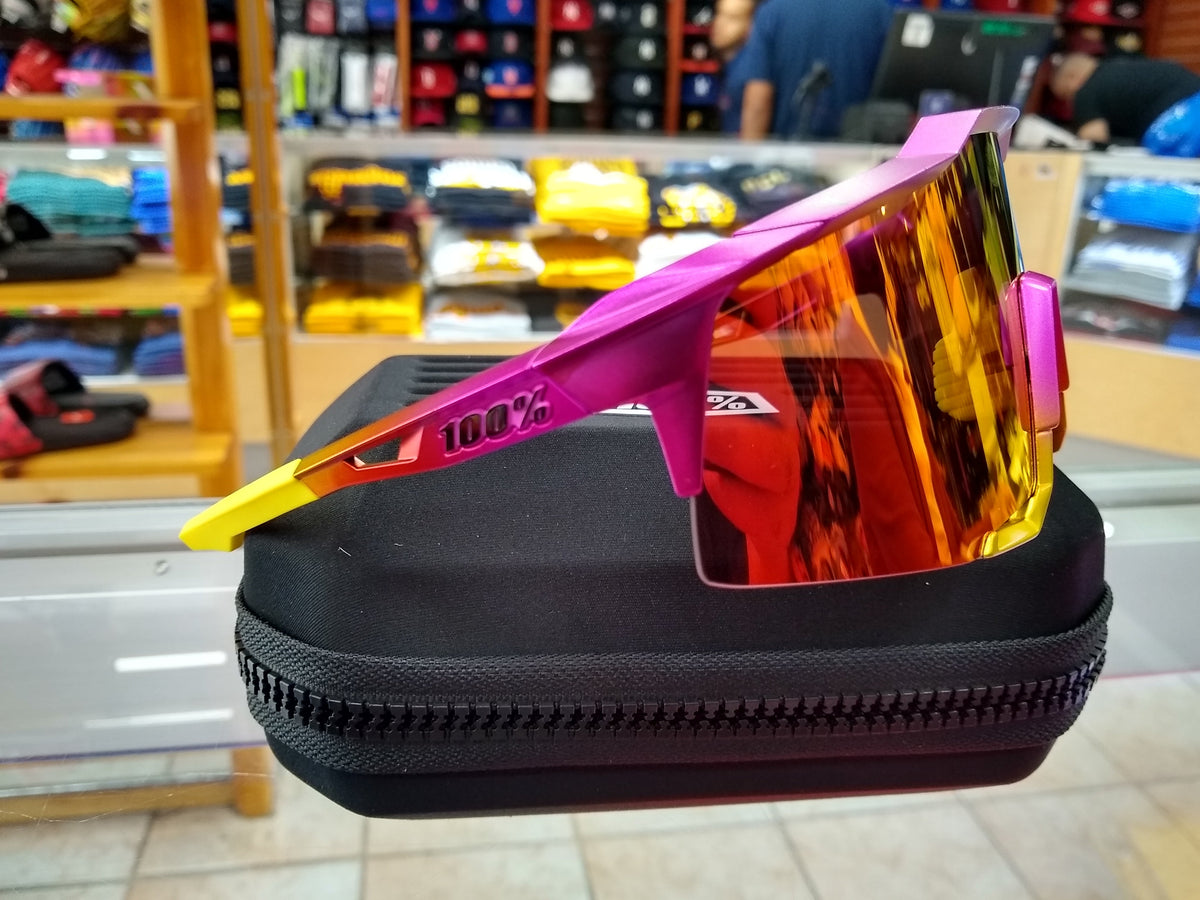 2022 SPEEDCRAFT Fernando Tatis JR SE Pink Yellow HiPER® Red Multilayer Mirror Lens product image 5, provided for visual