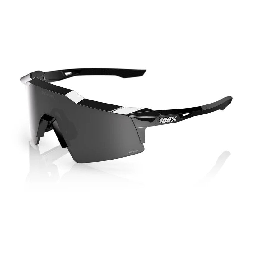 100% Speedcraft SL Juan Soto Signature Sunglasses – Polished Black Chrome Frame &amp; HiPER® Mercury Mirror Lens product