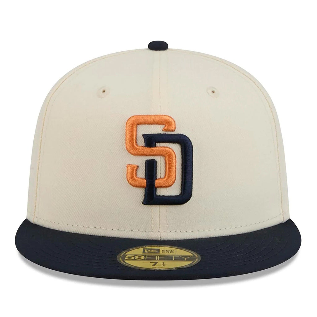 San Diego Padres 2026 City Connect 59FIFTY Fitted Cap – Official New Era MLB On-Field Hat | Cream/Obsidian product image 6,