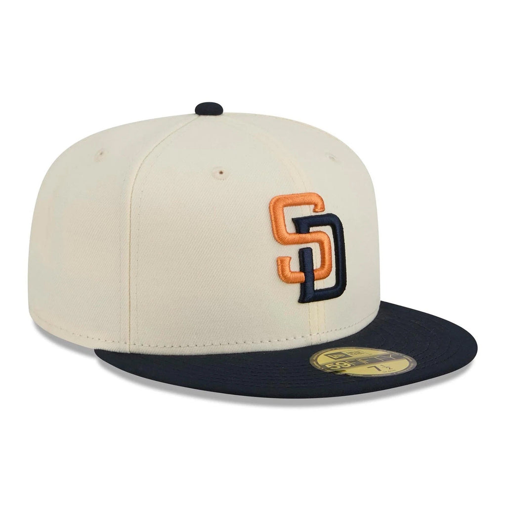 San Diego Padres 2026 City Connect 59FIFTY Fitted Cap – Official New Era MLB On-Field Hat | Cream/Obsidian product image 7,