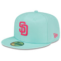 San Diego Padres City Connect New Era 59FIFTY Fitted hat product image 1, provided for visual reference and product detail