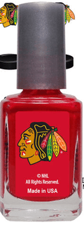 Chicago Blackhawks Nail Polish product image 1, provided for visual reference and product detail review