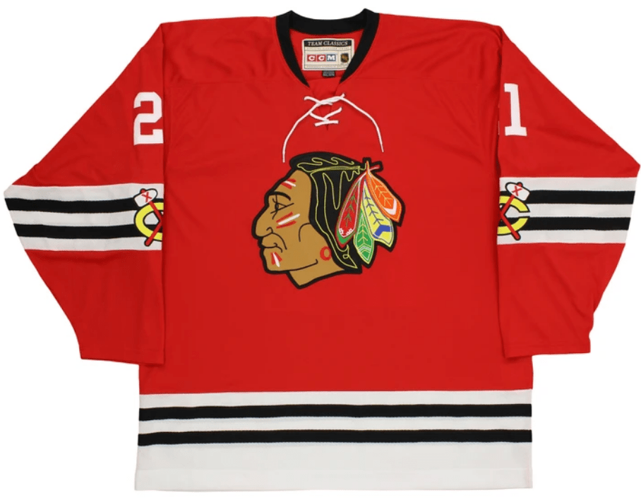 CCM Chicago Blackhawks Stan Mikita Team Classic Vintage Jersey product image 3, provided for visual reference and product