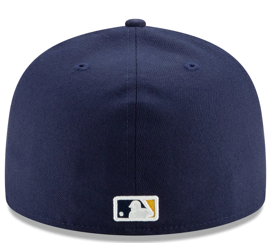 Milwaukee Brewers New Era Navy Home Authentic Collection On-Field 59FIFTY Fitted Hat product image 3, provided for visual