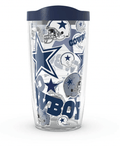 Dallas Cowboys All Over Print 16 oz. Tervis Tumbler product image 1, provided for visual reference and product detail review