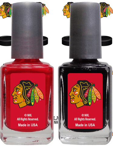 Chicago Blackhawks Nail Polish product image 3, provided for visual reference and product detail review