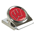 Wisconsin Badgers Metal Magnet Clip product image 1, provided for visual reference and product detail review