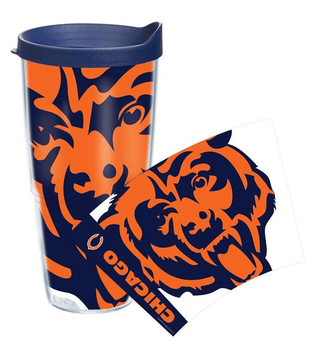 Chicago Bears Colossal 16 oz. Tervis Tumbler product image 1, provided for visual reference and product detail review