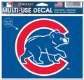 Chicago Cubs Walking Bear Multi Use 4.5X5.75 Decal product image 1, provided for visual reference and product detail review