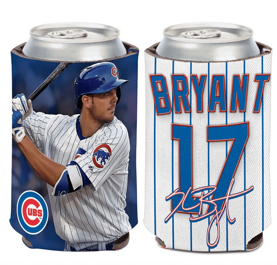 Chicago Cubs Can Cooler 12 oz. Kris Bryant product image 1, provided for visual reference and product detail review