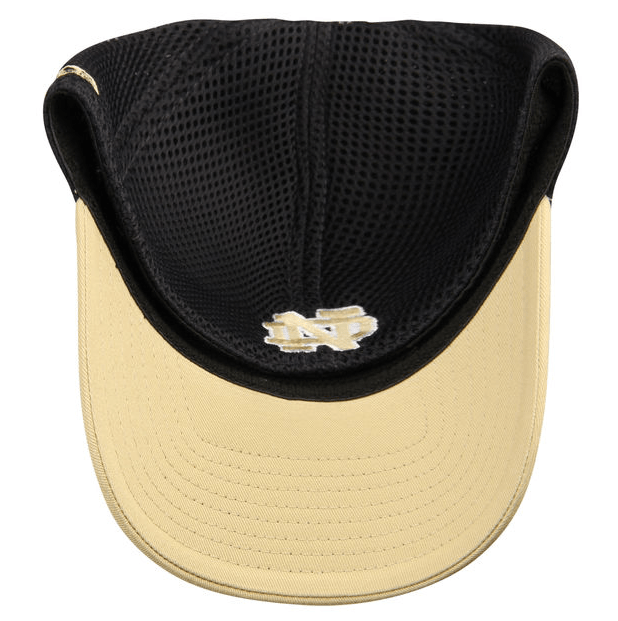 New Era Gold/Navy Notre Dame Fighting Irish Team Front Neo 39THIRTY Flex Hat product image 5, provided for visual reference