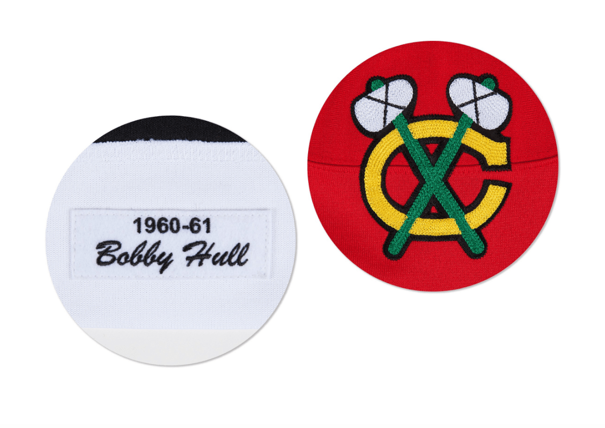 Bobby Hull Chicago Blackhawks 1960-61 Authentic Jersey By Mitchell & Ness product image 4, provided for visual reference and